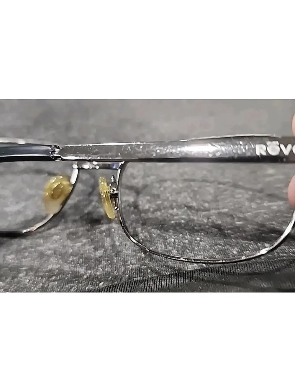 REVO 3016 080/14 Gunmetal Rectangular Sunglasses Frame 56-18 130